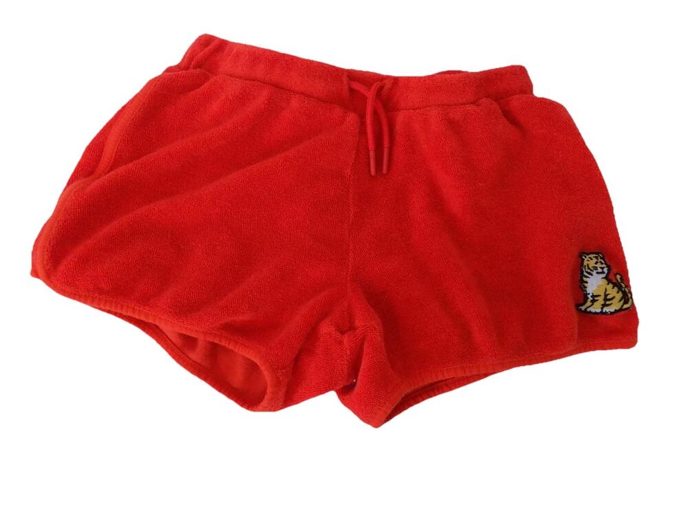 Kenzo kids shorts orange terry cloth girls size 10